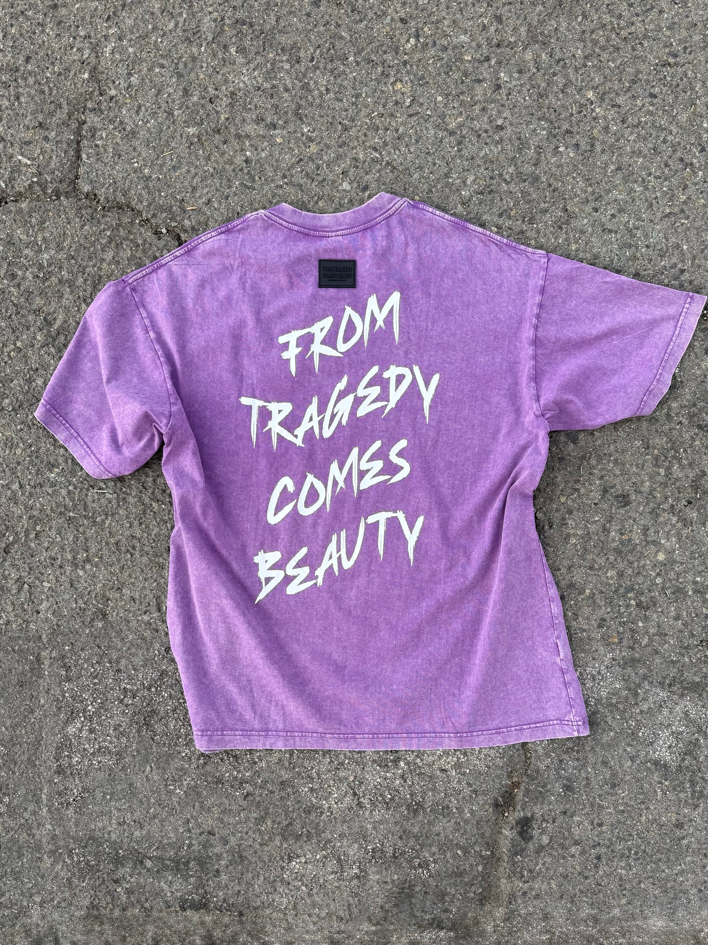 Purple rain acid wash