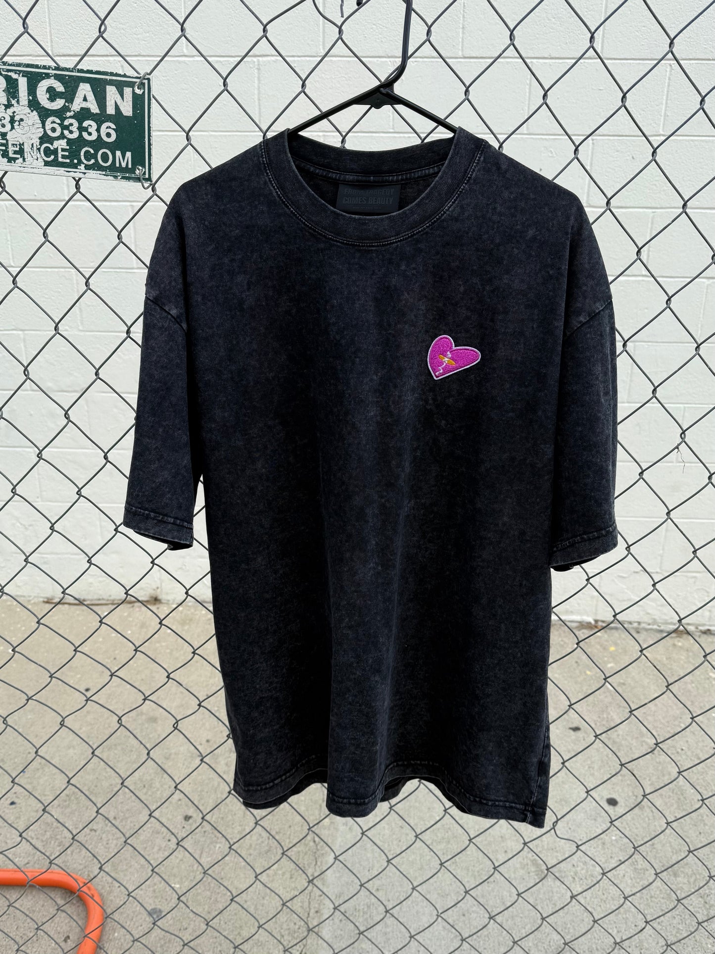 Black city acid wash